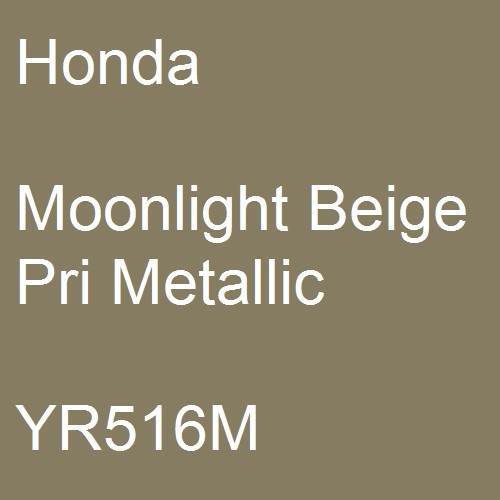 Honda, Moonlight Beige Pri Metallic, YR516M.